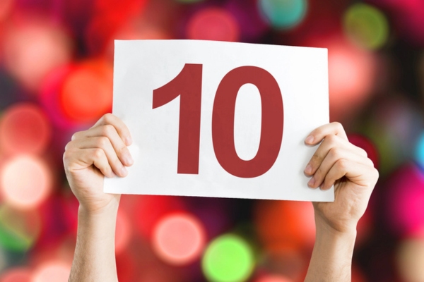 Ten number on a placard depicting reasons Why Your Air Conditioner Is Blowing Warm Air