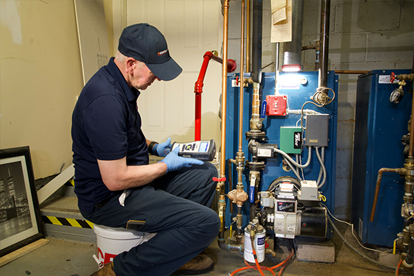 boiler tune up service for residential heating system