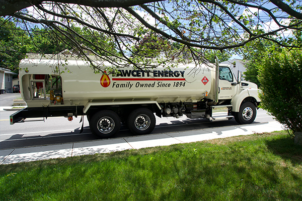 heating oil supplier delivering fuel to home heating system