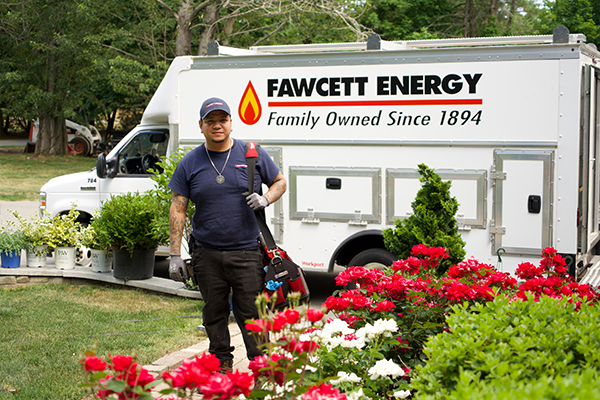hvac technician servicing home heating and cooling equipment