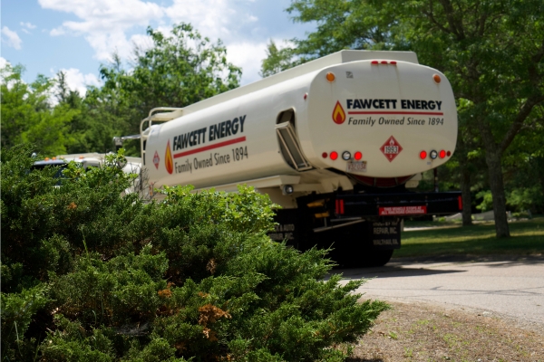 Fawcett Energy heating oil truck