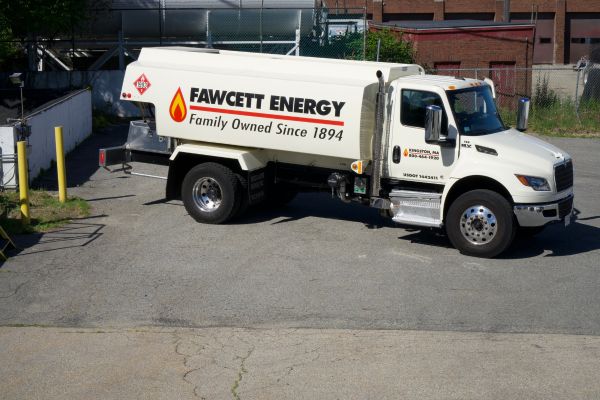 Fawcett Energy heating oil truck