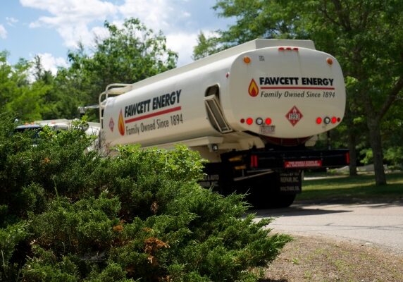 Fawcett Energy heating oil truck