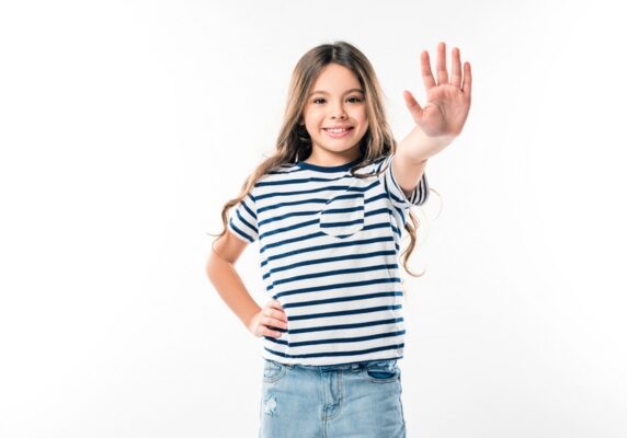 kid holding 5 fingers up depicting hvac service myths